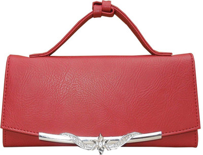 

Spice Art Women Casual Red Genuine Leather Wallet(5 Card Slots)