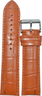 

Kolet Croco Padded YC20T 20 mm Leather Watch Strap(Tan)