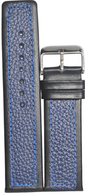 

Kolet Dotted Multi 22BUBL 11 mm Leather Watch Strap(Blue, Black)