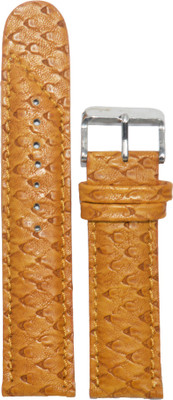 

Kolet Textured RHP22T 22 mm Leather Watch Strap(Tan)