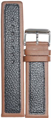 

Kolet Dotted Multi 22BLBE 22 mm Leather Watch Strap(Black, Beige)