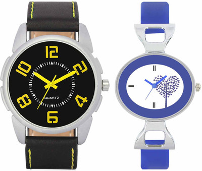 

VALENTIME VL25VT29 New Latest Stylish Designer Collection Leather Combo Couple Fancy Casual Best Offer Watch - For Men & Women