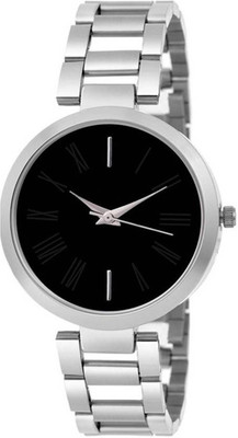 

SkyLona Black Dial With Chain Belt Analog Watch for Women & Girls Watch - For Women