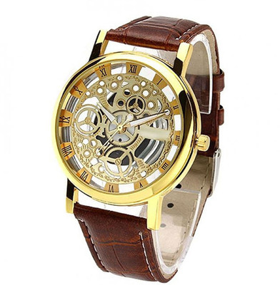 

bindal fashion new stylish professional transparent metal strap wrist watch for men and boys Watch - For Men
