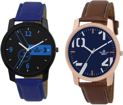 

loomex LD01-03 pack of 2 Watch - For Men