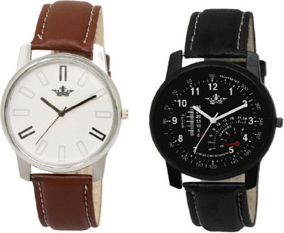 loomex LD04-05 pack of 2 Watch - For Men
