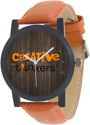 

FabSale Best New Designer Brown Synthetic Leather Strap Stylish Attractive Round Multicolor Dial Latest Analog Wrist Watch - For Boys & Girls