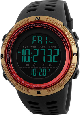

KSLOOKS DIGITAL WATCH GOLD RED 1251 Watch - For Men
