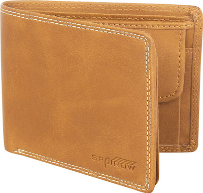 

Spairow Men Tan Artificial Leather Wallet(6 Card Slots)