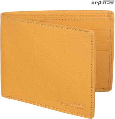 

Spairow Men Casual, Formal Yellow Artificial Leather Wallet(6 Card Slots)