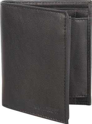 

Spairow Men Black Genuine Leather Wallet(7 Card Slots)
