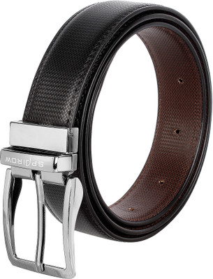 

Spairow Men Casual Black, Brown Artificial Leather Reversible Belt