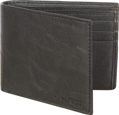 

Spairow Men Black Artificial Leather Wallet(9 Card Slots)
