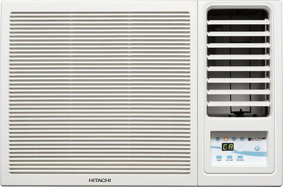 Hitachi 1.5 Ton 3 Star BEE Rating 2018 Window AC – White(RAW318KUD, Copper Condenser)