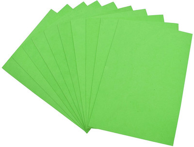 

AsianHobbyCrafts A4 EVA Foam Sheet, Light Green (2 mm, Pack of 10)
