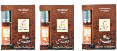 

Vune rollon sandal 6 ml (pack of 3) Floral Attar(Sandalwood)