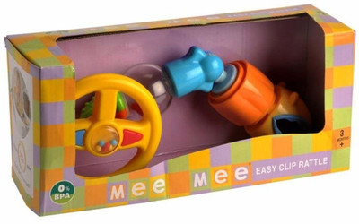 

MeeMee Easy Clip Rattle Rattle(Multicolor)