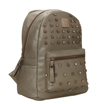

Bee fashionable Backpack for womens and girls 13 L Backpack(Gold)