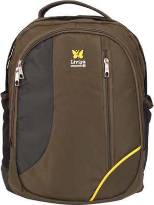 

Liviya SB1236 37 L Laptop Backpack(Black), Green