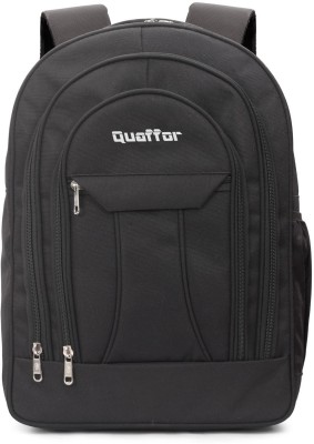 

quaffor Branded College bag laptop bag 29 L Laptop Backpack(Black)