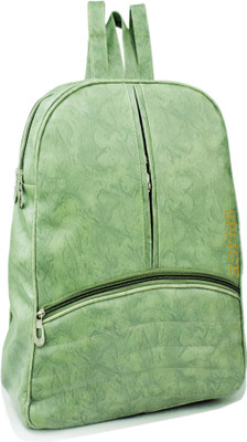 

VIVARS PU Leather Backpack School Bag Student Backpack Women Travel bag 6 L Backpack(Green)