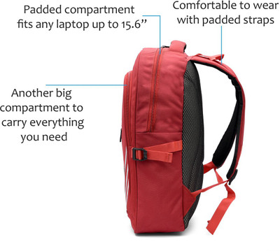 

LeeRooy VEDBG01-302 Waterproof Backpack(Red, 21 L)