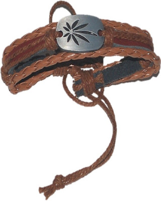 

Sana Leather Bracelet, Brown