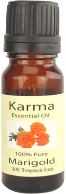 

Karmakara Karma 100% pure Therapeutic Grade undiluted essential oils in 10 ml Bottles-Marigold oil(10 ml)