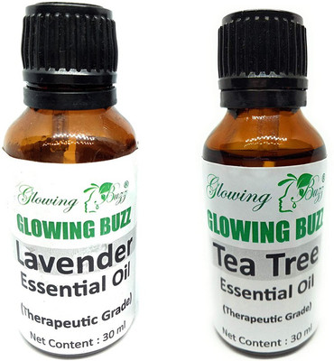

Glowing Buzz Combo of lavender essential oil and tea tree essential oil 30ml each(60 ml)