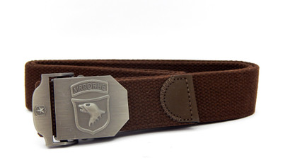 

WOODS Boys Casual Brown Canvas, Fabric Belt