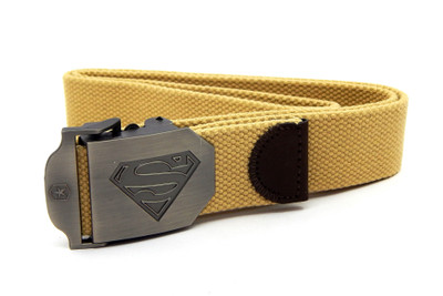 

WOODS Boys Casual Beige Canvas, Fabric Belt