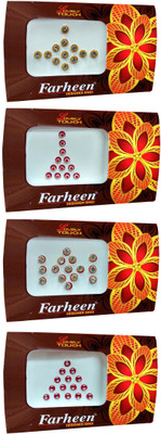 

Farheen LOVELY TOUCH FOREHEAD Multicolor Bindis(INDIAN FANCY BINDI)