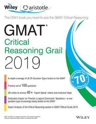 Wiley's GMAT Critical Reasoning Grail 2019(English, Paperback, Aristotle Prep)