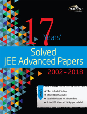 Wiley's 17 Years' Solved Jee Advanced Papers 2002 - 2018(English, Paperback, unknown)