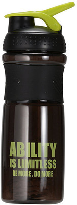 

VOLCO Black Green Heavy Blander Gym Bottle 760 ml Shaker(Pack of 1, Black, Green)