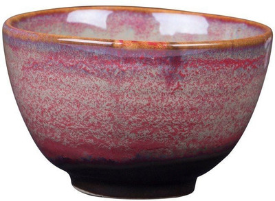 

caffeine Dining Dessert Bowl in Plum Studio (1 pc) Ceramic Bowl(Pink, Pack of 1)