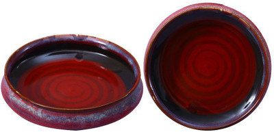 

Caffeine Arctic Maroon Studio Stoneware Bowl Set(Maroon, Pack of 2)