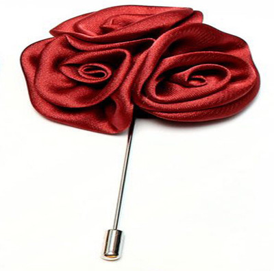 

Friendskart Maroon Flower Brooch(Red)