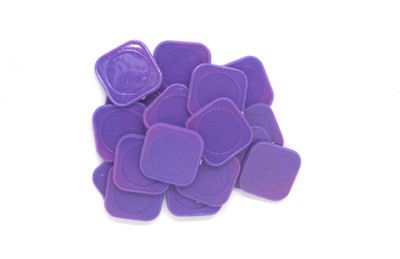 

Nimida Plastic Plain Coin / Token / Chips for Board Games and other games – Purple Colour - 200 coins(Purple)