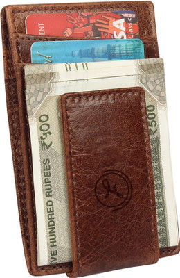 

LIMERENCE Unisex 6 Card Holder(Set of 1, Brown)
