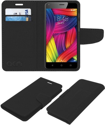 ACM Flip Cover for Jivi Prime P390(Black, Cases with Holder, Pack of: 1)