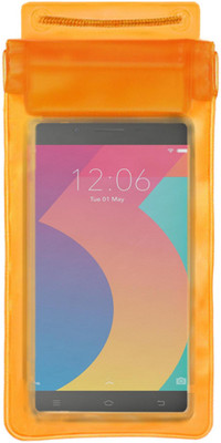 ACM Pouch for Vivo Y53i(Orange, Waterproof, Silicon, Pack of: 1)