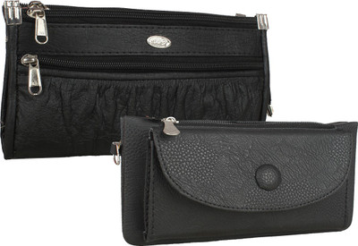 

Element Cart Casual, Formal, Party Black Clutch