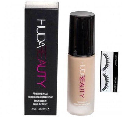 

FASHION 1 Huda Beauty pro longwerar waterproof Foundation (fair)(Set of 2)