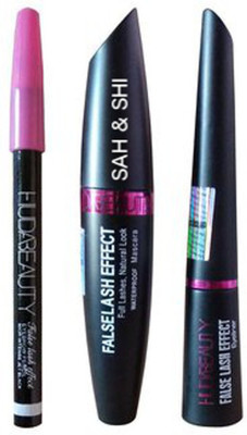 

Sah&Shi Mascara with Huda Eyeliner And Huda Beauty Eyebrow Pencil Setof 3(Set of 3)