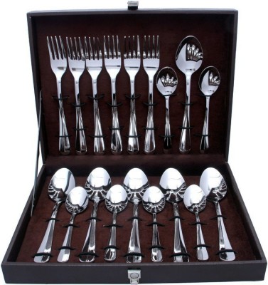 

Shapes Rose with gift Box Stainless Steel Cutlery Set(Pack of 18)