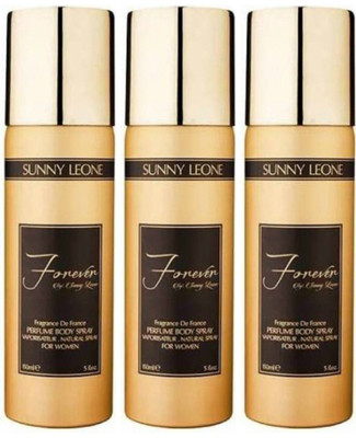 

LUST BY SUNNY LEONE 3 FOREVER GOLD Body Spray - For Women(450 ml, Pack of 3)