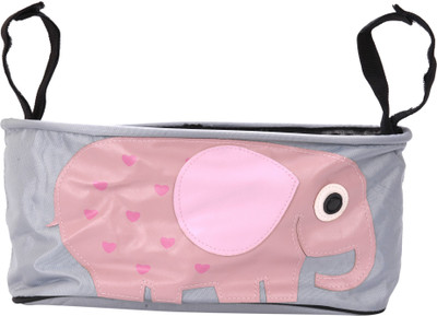 Scrafts Pink Elephant diaper bag(Gray)