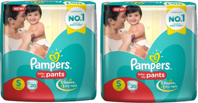 

Pampers S 20+20 Pants Diapers - S(2 Pieces)