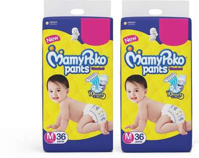 

MamyPoko M 36+36 Pants diaper - M(2 Pieces)